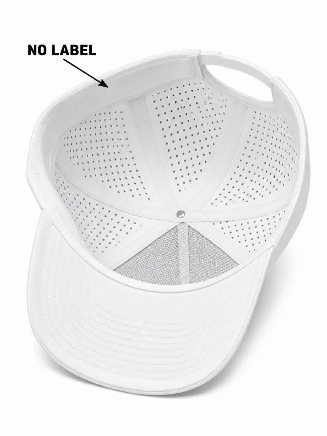 NO LABLE 5 PANEL SNAPBACK - DARK GRAY
