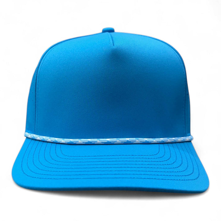 636 Performance Rope Snapback Lunar Performance (Eclipse) 5-Panel Rope Snapback [Sapphire/Sapphire R ...