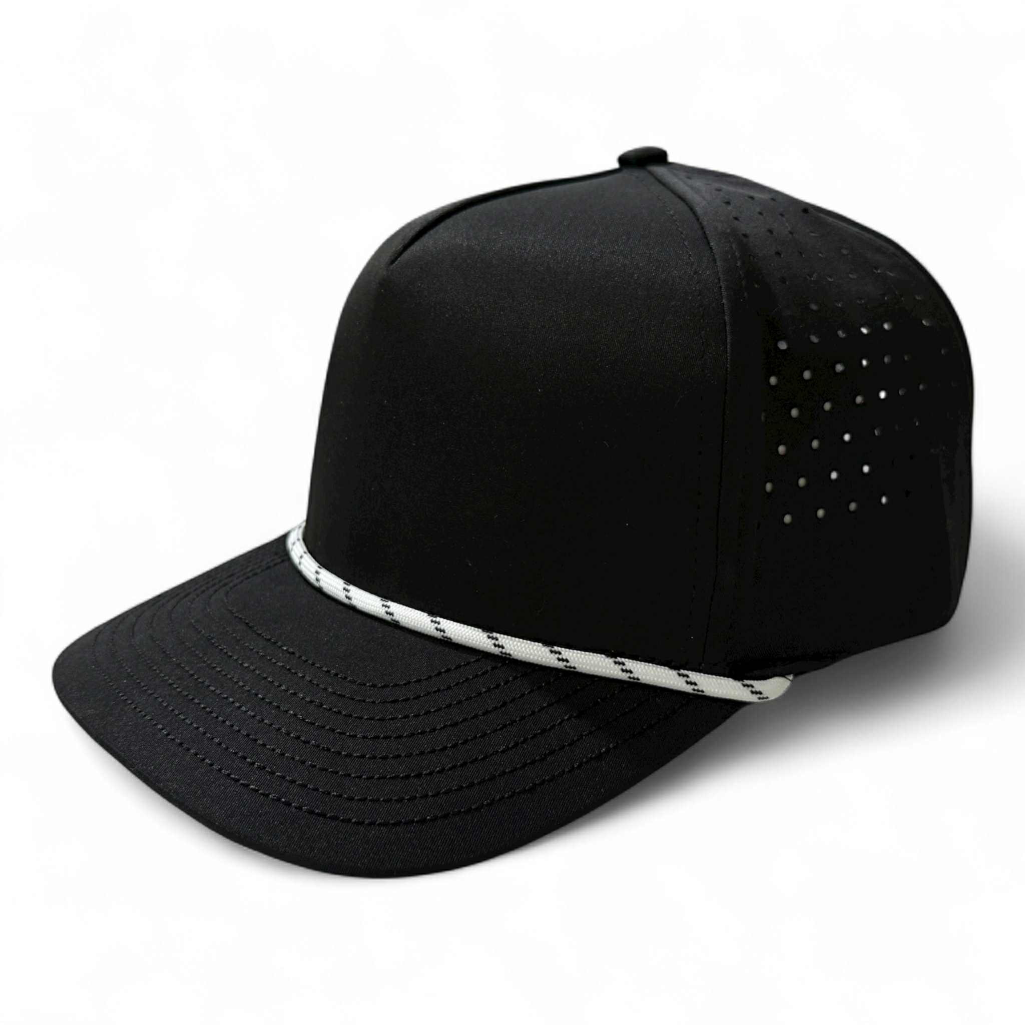 636 Performance Rope Snapback Lunar ( Eclipse ) 5 Panel Performance Snapback [Black/White Rope ...