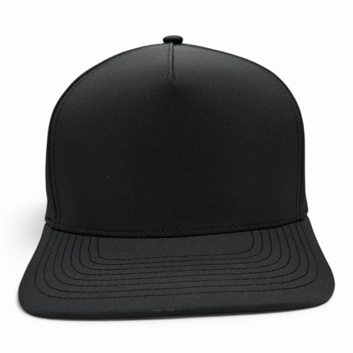 No Snapback NO LABEL 5 PANEL SNAPBACK - BLACK – Lunar Performance Headwear