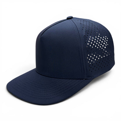 NO LABLE 5 PANEL SNAPBACK - DARK NAVY