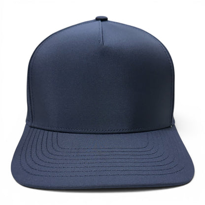 NO LABLE 5 PANEL SNAPBACK - DARK NAVY
