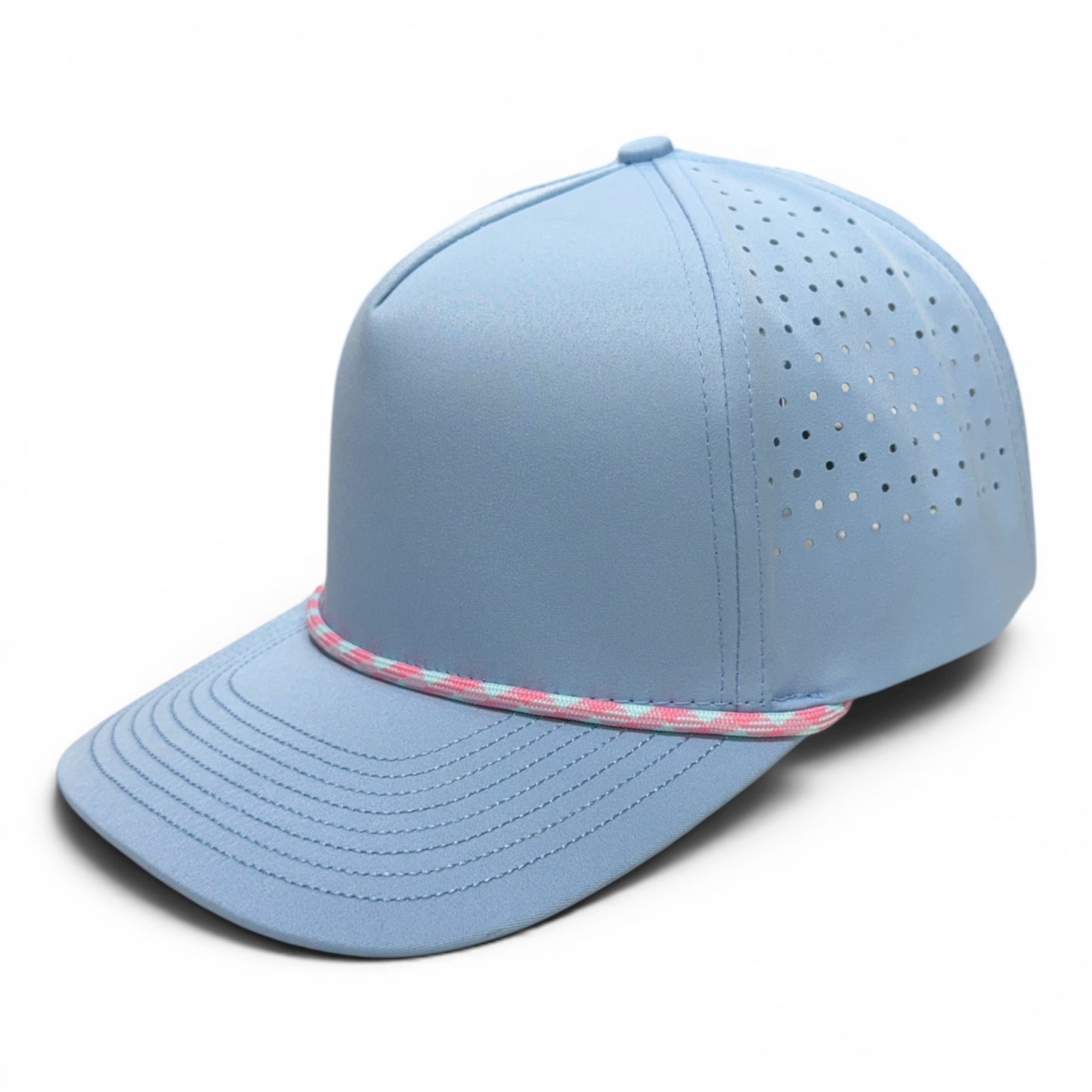 Lunar (Eclipse) 5 Panel Performance Snapback [Sky Blue/Cotton Candy Rope