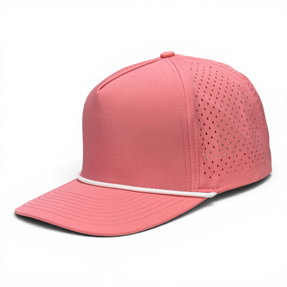 NO LABLE 5 PANEL SNAPBACK - BABY PINK