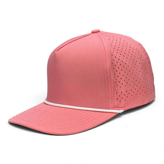 NO LABEL 5 PANEL SNAPBACK - BABY PINK