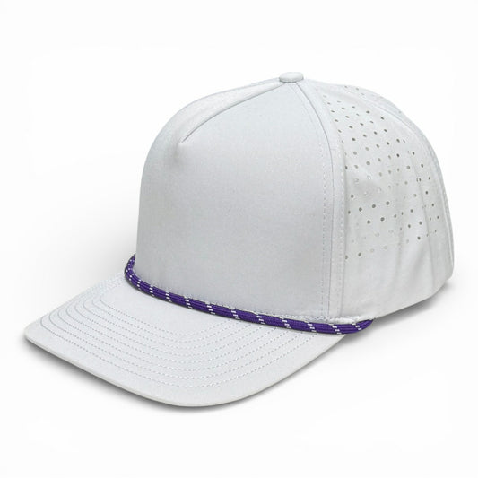 Lunar (Eclipse) 5 Panel Performance Snapback [White/purple]