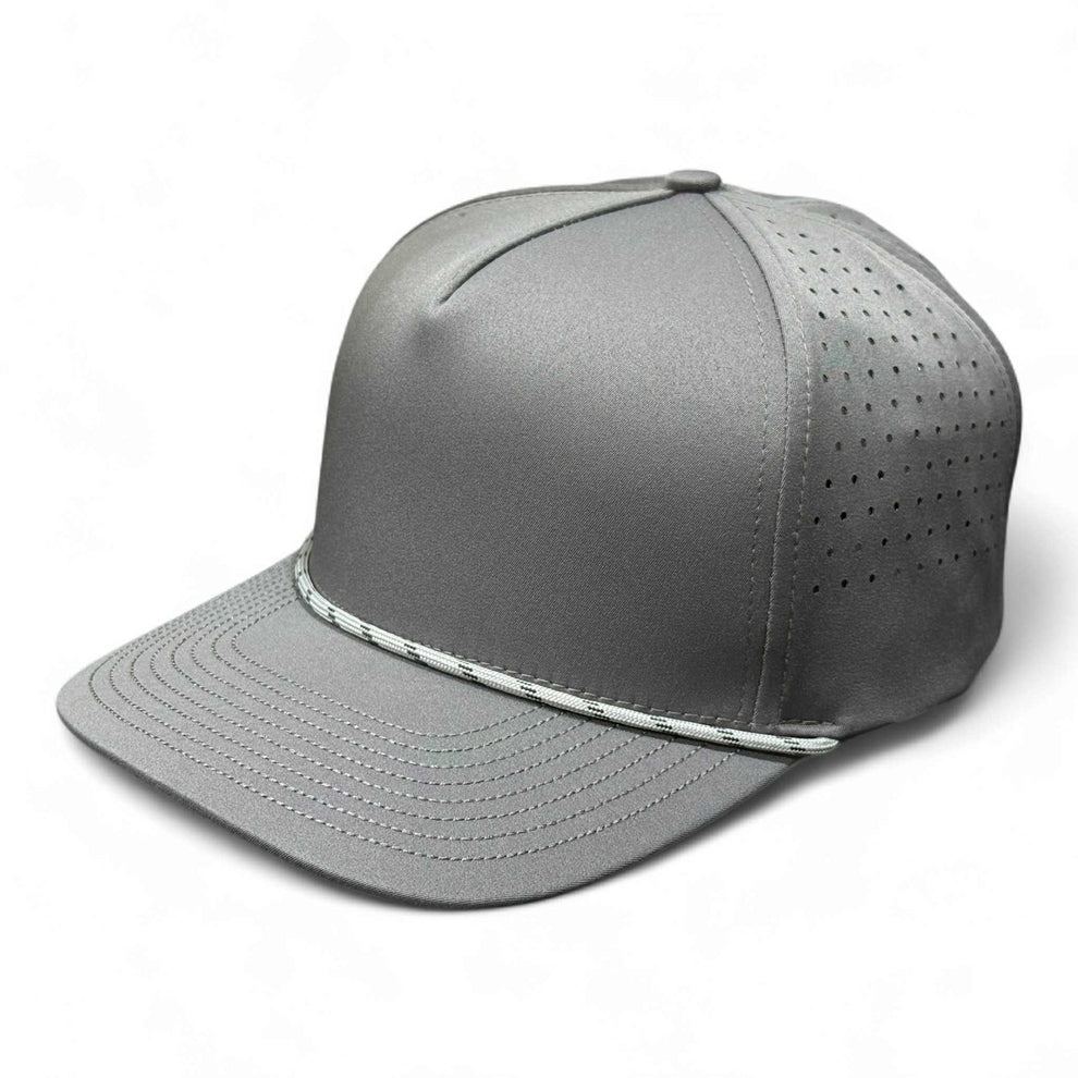 636 Performance Rope Snapback Lunar (Eclipse) 5 Panel Performance Snapback [Dark Grey/Grey Rope ...