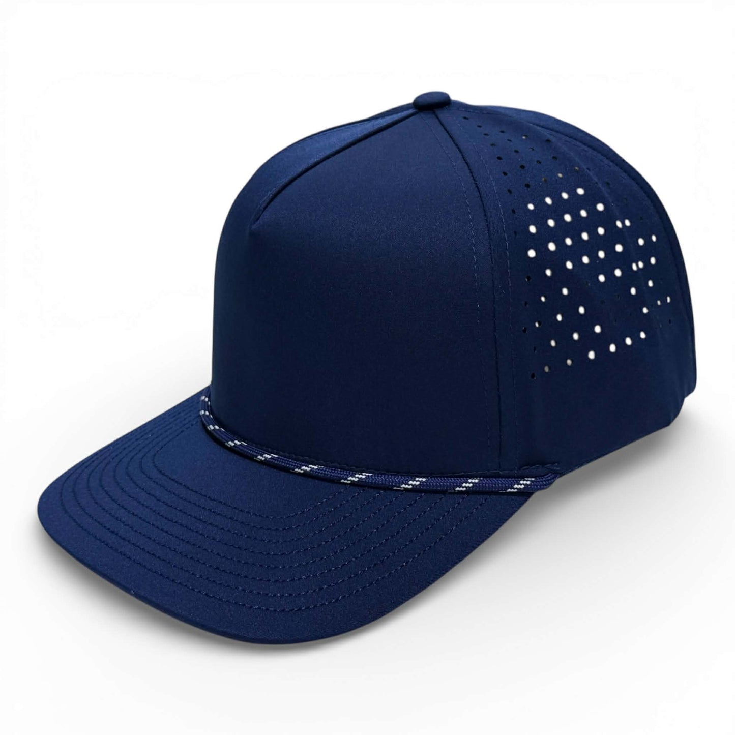 Lunar (Eclipse) 5 Panel Snapback [Navy/Navy Rope]