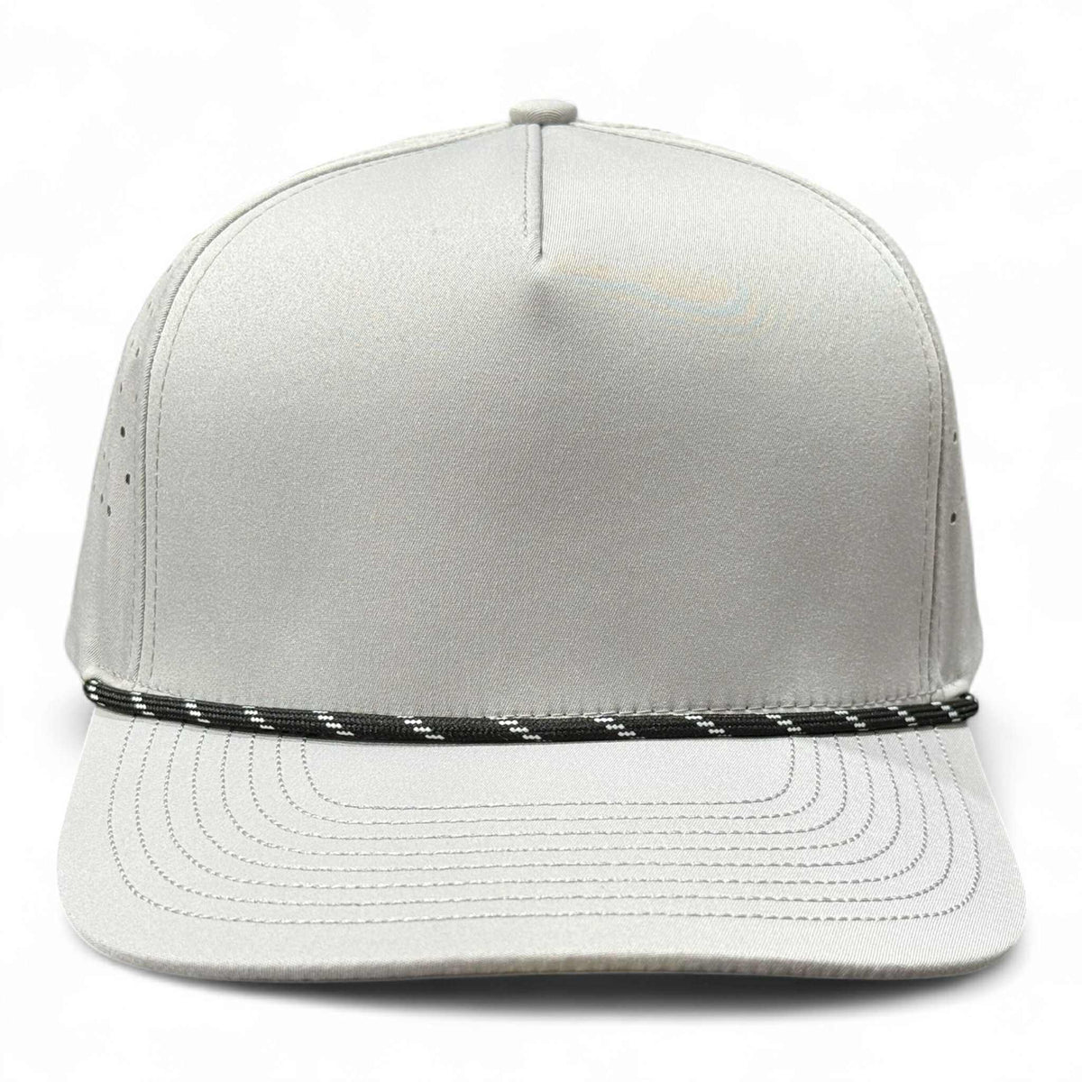 636 Performance Rope Snapback Lunar ( Eclipse ) 5 Panel Performance Snapback [Light Grey/Black Rope ...
