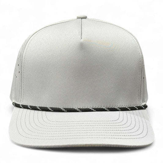 Lunar ( Eclipse ) 5 Panel Performance Snapback [L. Grey/Blk Rope]