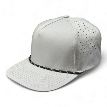 Lunar ( Eclipse ) 5 Panel Performance Snapback [L. Grey/Blk Rope]
