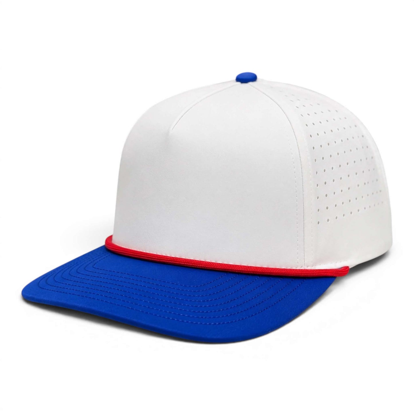 Lunar (Eclipse) 5 Panel Performance Snapback (The Liberty) Red Rope